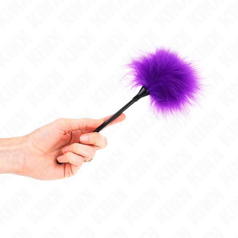 Kink - Plumas Para Cosquillas Morado Usado Para El Kit Bondage 27 Cm