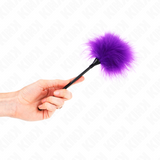 Kink - Plumas Para Cosquillas Morado Usado Para El Kit Bondage 27 Cm
