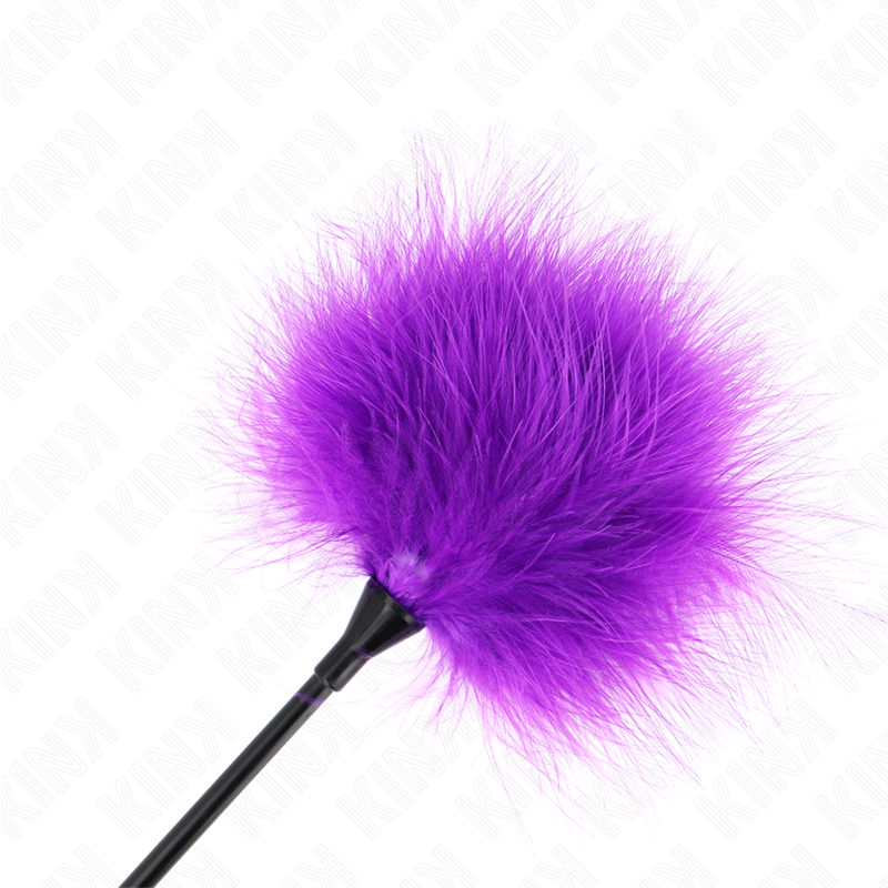 Kink - Plumas Para Cosquillas Morado Usado Para El Kit Bondage 27 Cm