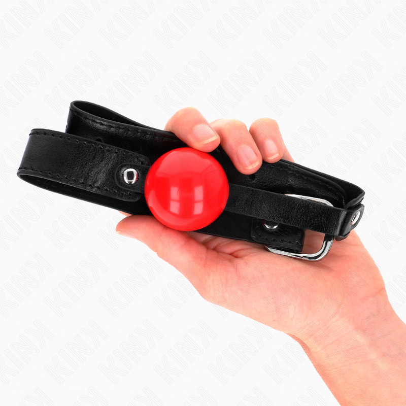 Kink - Mordaza De Bola 4 Cm Suave De Tpe Modelo 1 66 X 2.5 Cm Ajustable 41-61 Cm