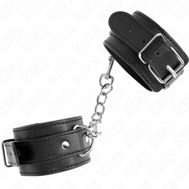 Kink - Muñequeras Finas Negro Ajustable 21-33 Cm
