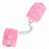 Kink - Muñequeras Forradas Premium Rosa Con Correa Rosa Ajustable 17-29 Cm X 6 Cm