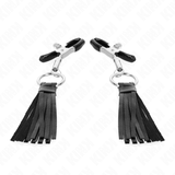 Kink - Pinzas Para Pezones Con Borlas De Polipiel 6 Cm