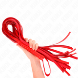 Kink - Látigo De Cola Larga Y Mango Corto Rojo 70 Cm