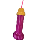 Vaso Con Forma De Pene Plastico Fuscia 500 Ml