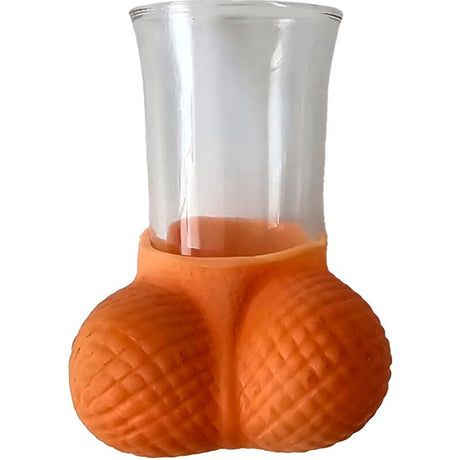 Diablo Picante - Vaso Chupito Cristal Con Huevos Natural