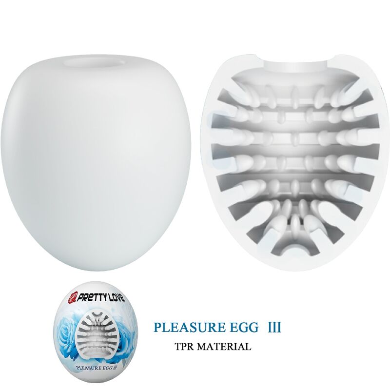 Pretty Love - Masturbador Masculino Huevo Blanco