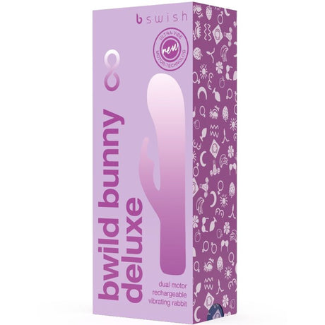 B Swish - Bwild Bunny Infinite Deluxe Vibrador Rabbit 10 Vibraciones Morado