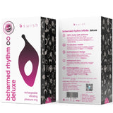 B Swish - Bcharmed Rhythm Infinite Deluxe Anillo Para Pene 15 Vibraciones Negro