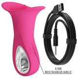 Pretty Love - Clyde Vibrador Oral Lengua Vibradora 12 Vibraciones Rosa