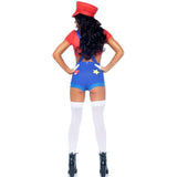 Leg Avenue - Disfraz Sexy Mario Bros Rojo/Azul M