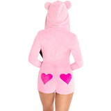 Leg Avenue - Body Osito Terciopelo Rosa M