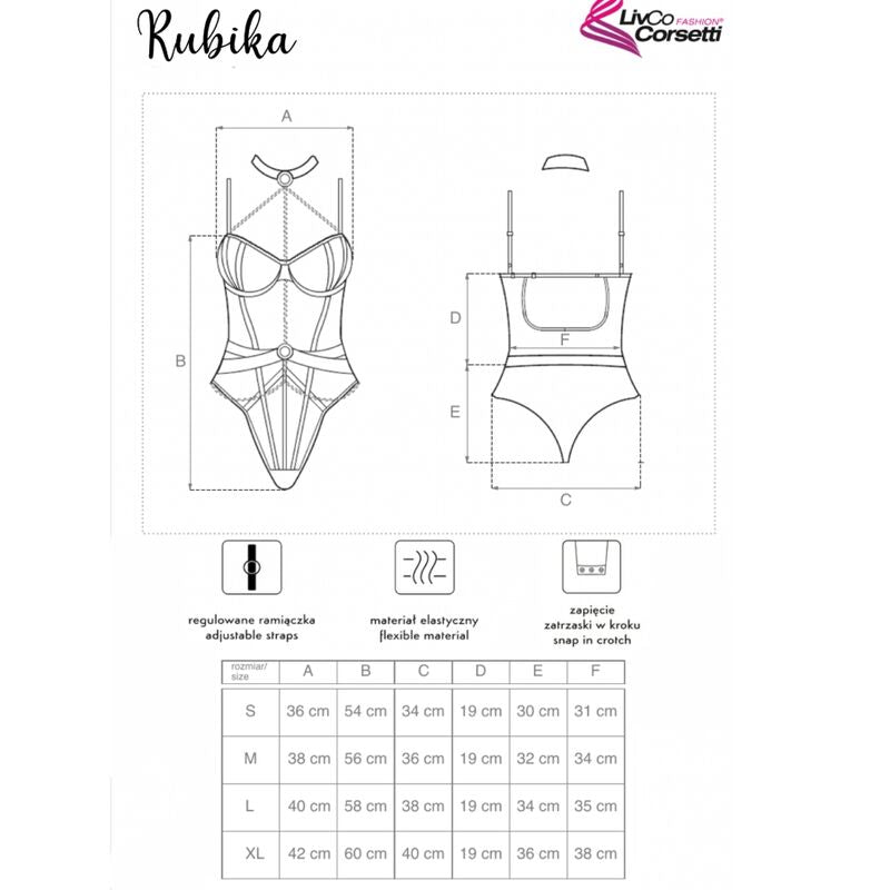 Livco Corsetti Fashion - Rubika Lc Xg079 Body Con Gargantilla Negro M