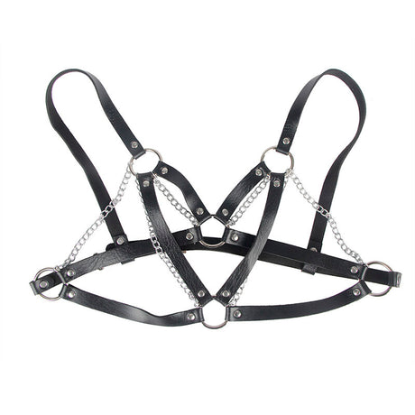Subblime - 953713 Cinturón De Bondage Punk Hebilla Metal Negro Talla Única