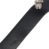 Subblime - 953720 Pinzas Para El Pecho Con Correa De Cuero Bondage Negro Talla Única