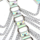 Subblime - 953737 Arnés De Pecho Con Anillos Y Cadenas Plata Talla Única