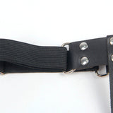 Subblime - 953744 Liga Punk De Cuero Ajustable Negro Talla Única