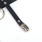 Subblime - 953744 Liga Punk De Cuero Ajustable Negro Talla Única