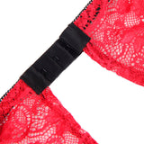 Subblime - 953898 Camisón De Seda Y Encaje + Panties Rojo S/M