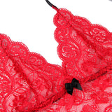 Subblime - 953898 Camisón De Seda Y Encaje + Panties Rojo S/M