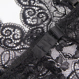 Subblime - 953928 Camisón De Seda Y Encaje + Panties Negro L/Xl