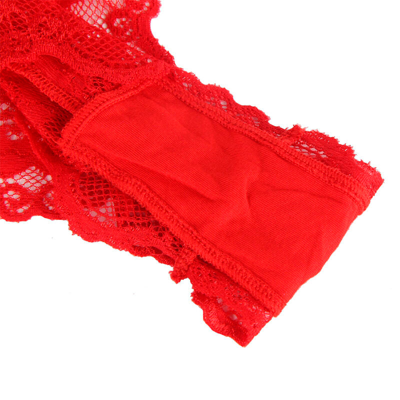 Subblime - 953973 Body Sexy Con Volantes + Cinturón Rojo S/M