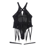 Subblime - 954147 Body Con Liguero Negro S/M
