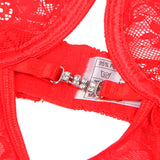 Subblime - 954208 Babydoll De Encaje Con Tirantes Ajustables Rojo S/M