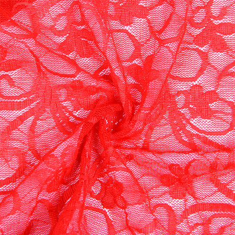 Subblime - 954208 Babydoll De Encaje Con Tirantes Ajustables Rojo S/m