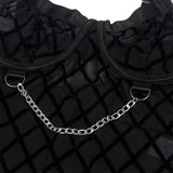 Subblime - 954260 Body Con Cadenas + Ligueros Negro S/M