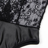 Subblime - 954383 Body Sexy Con Ligueros Negro S/M