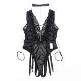 Subblime - 954383 Body Sexy Con Ligueros Negro S/M