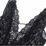 Subblime - 954390 Body Sexy Con Ligueros Negro L/Xl