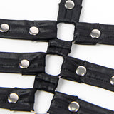 Subblime - 954406 Vestido Bondage De Cuero Negro S/m