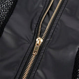 Subblime - 954451 Vestido Sexy De Rejilla Cuero Negro L/Xl