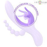 Intense - Miko Triple Vibrador Rabbit & Estimulador & Anal 7 Vibraciones Morado