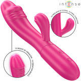 Intense - Ivy Vibrador Flexible 10 Vibraciones Con Lengua Estimuladora Rosa