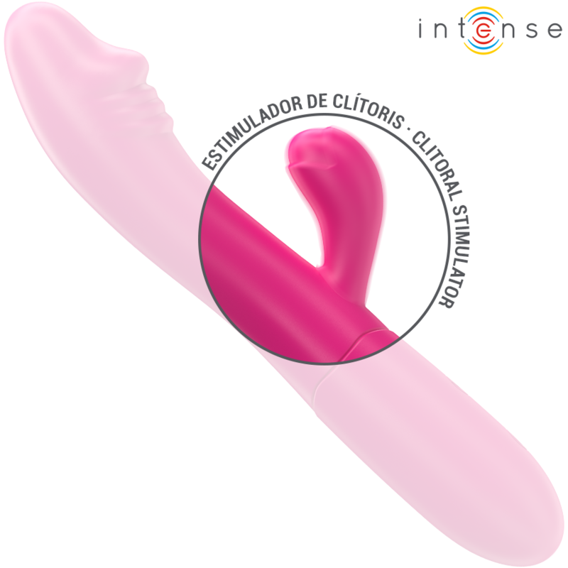 Intense - Ivy Vibrador Flexible 10 Vibraciones Con Lengua Estimuladora Rosa