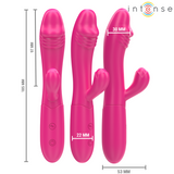 Intense - Ivy Vibrador Flexible 10 Vibraciones Con Lengua Estimuladora Rosa