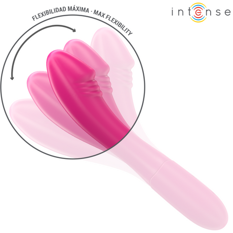Intense - Belinda Vibrador 19 Cm Flexible 10 Vibraciones Rosa