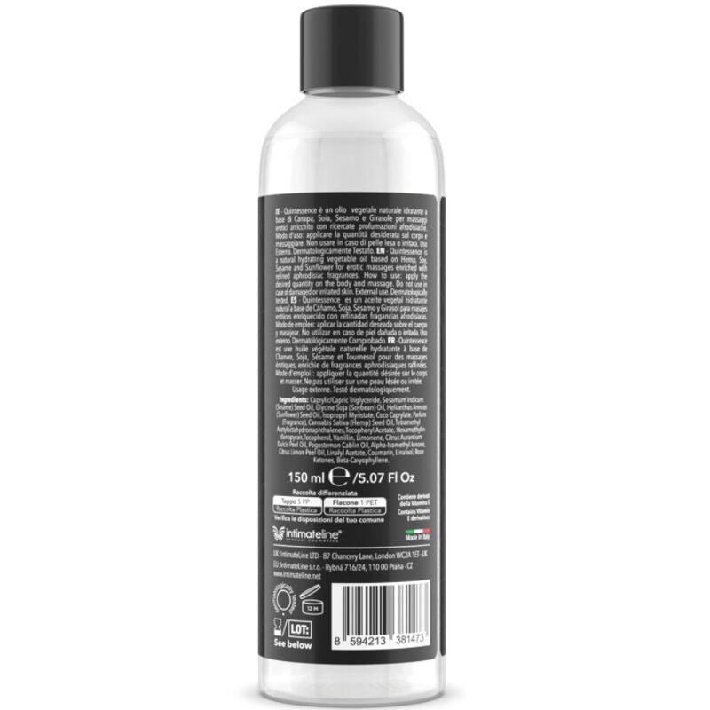 Intimateline Luxuria - Aceite De Masajes Vainilla Exótica 150 Ml