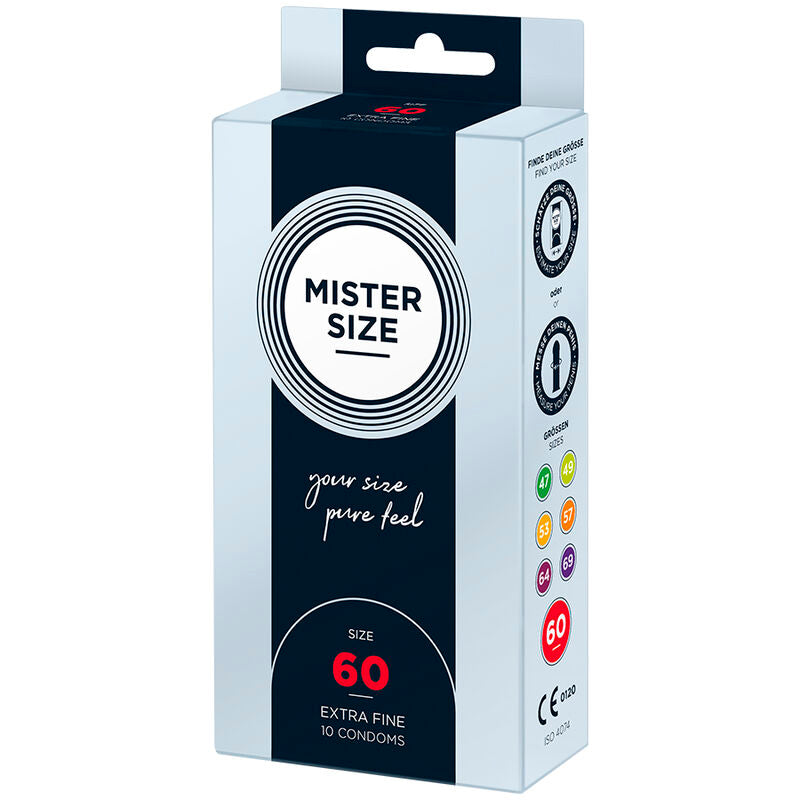 Mister Size - Preservativos Talla Xl 60 Mm (10 Unidades)