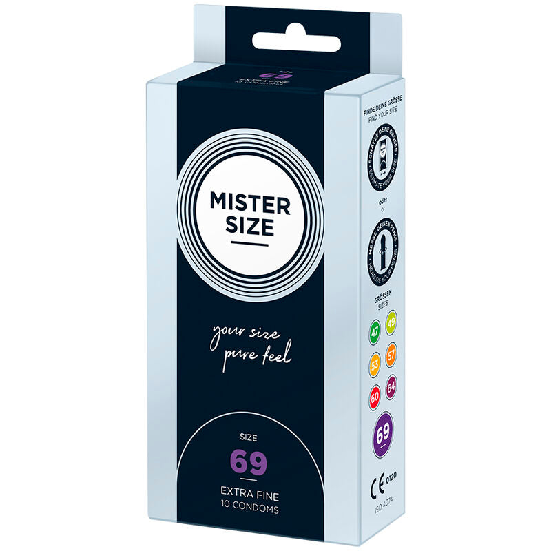 Mister Size - Preservativos Talla Xxxl 69 Mm (10 Unidades)