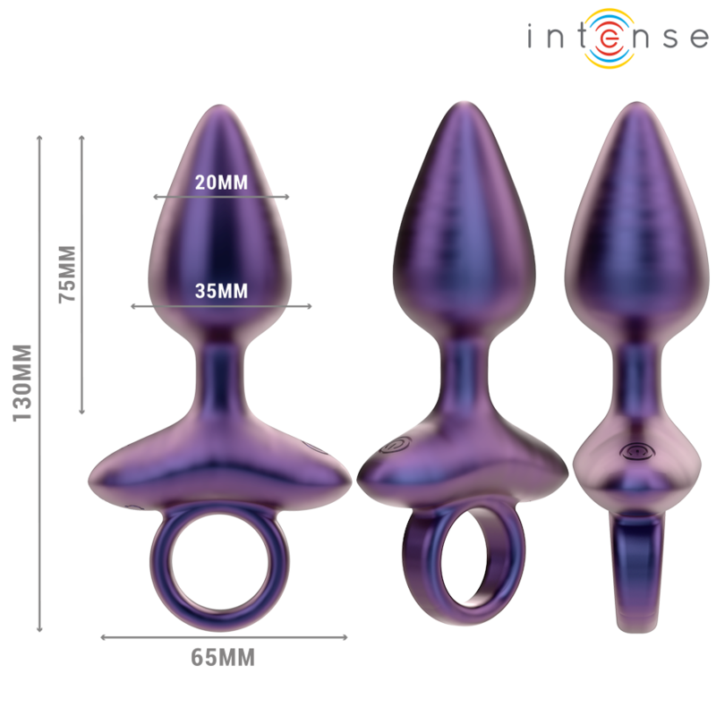 Intense - Michael Plug Anal Vibrador Modelo 2 Control Remoto