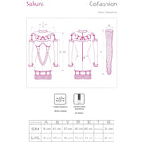 Livco Corsetti Fashion - Sakura Cf 90357 Mono + Guantes Largos + Ligueros Negro L/Xl