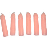 Diablo Picante - 6 Velas Forma Pene Carne
