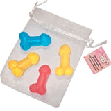 Diablo Picante - 4 Mini Jabones Perfumados Forma Pene