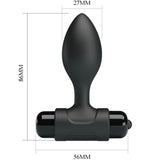 Plug Anal Con Vibración Silciona