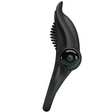 Pretty Love - Doble Anillo Vibrador + Estimulador Clítoris 10 Vibraciones Negro