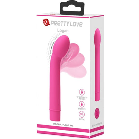 Pretty Love - Logan Vibrador Punto G 10 Vibraciones Rosa